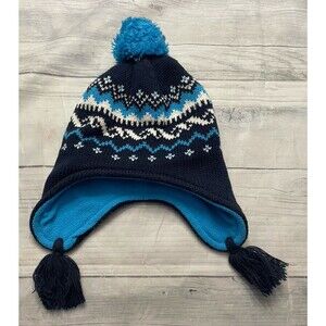 Blue Carter’s Baby Boy Toddler Snow Winter Hat Beanie, Size 0-9 months
